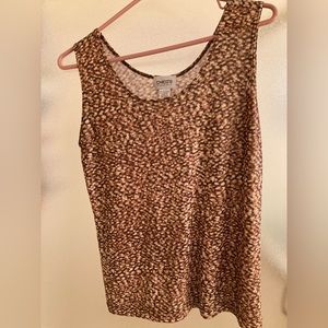 Dressy sleeveless blouse